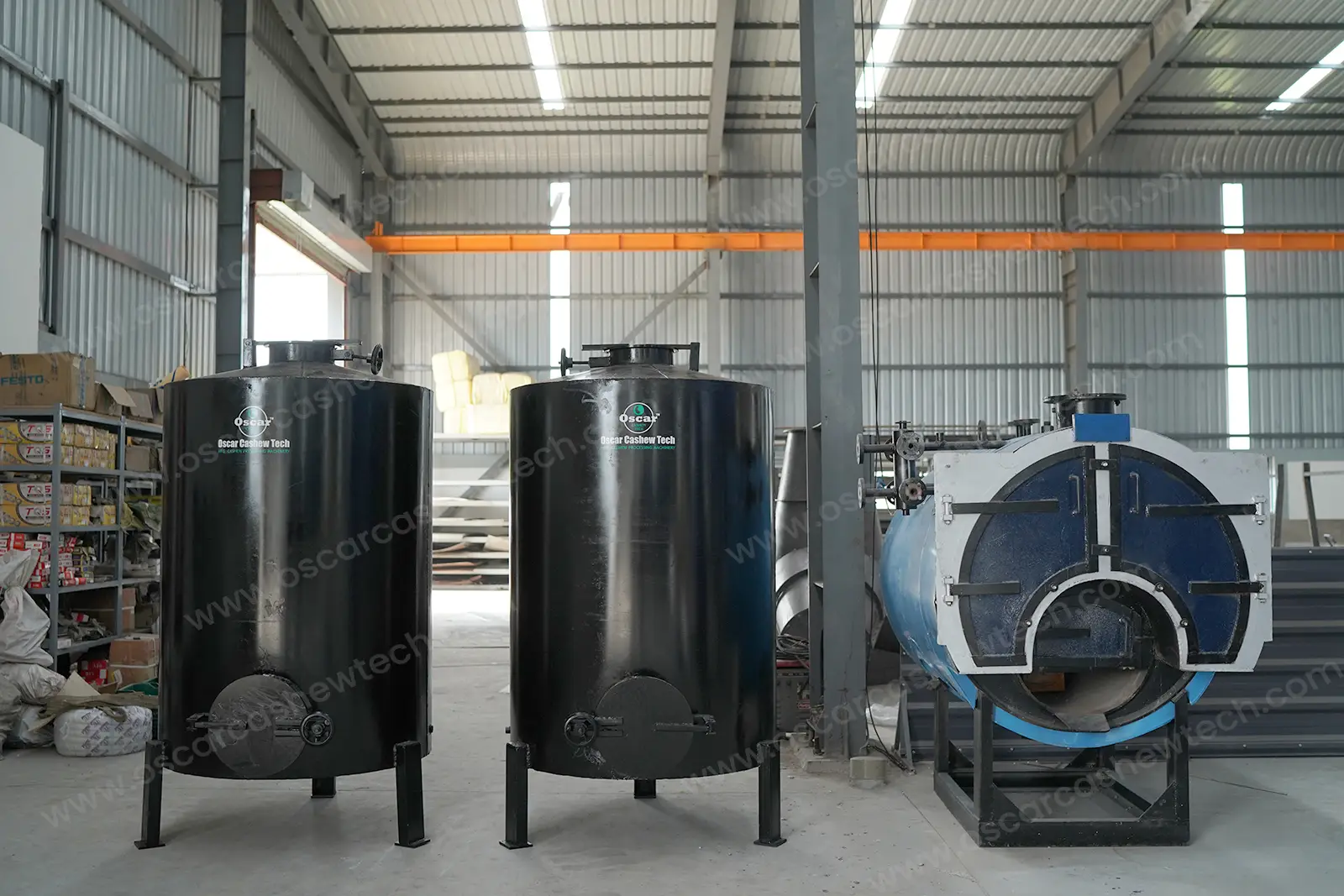 Cashew Nut Cooker Boiler Machine